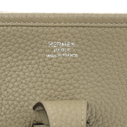Hermes Taurillon Clemence Evelyne III PM Sauge 6 of 11