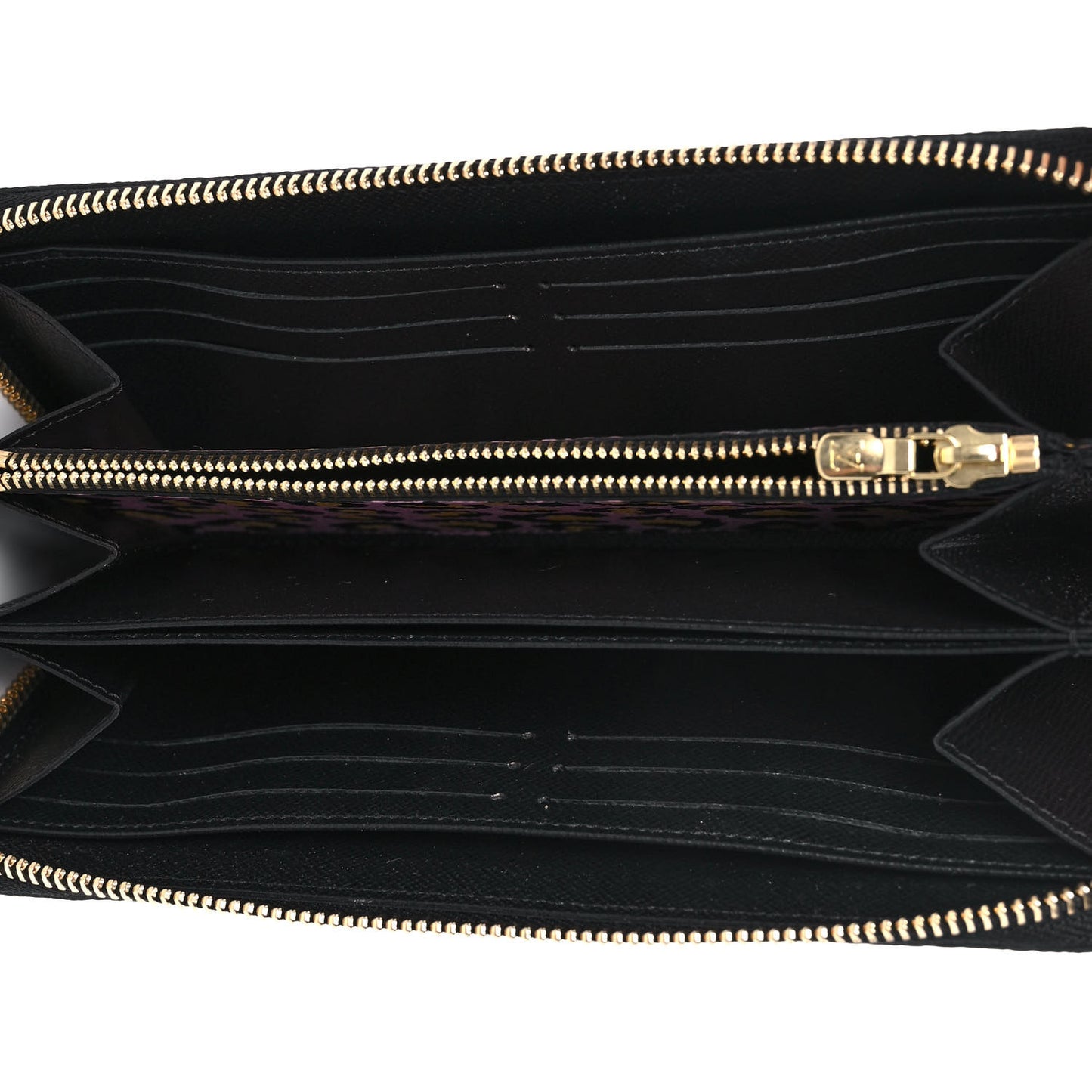 Monogram Giant Wild At Heart Zippy Wallet Black