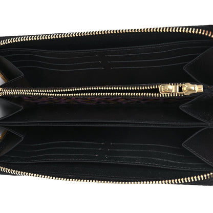 Louis Vuitton Monogram Giant Wild At Heart Zippy Wallet Black 5 of 9