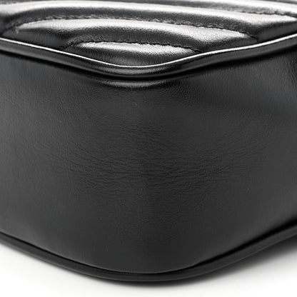 Saint Laurent Calfskin Matelasse Monogram Lou Belt Bag Black 9 of 11