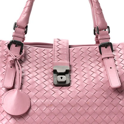Bottega Veneta Light Calf Intrecciato Medium Roma Mallow 8 of 10