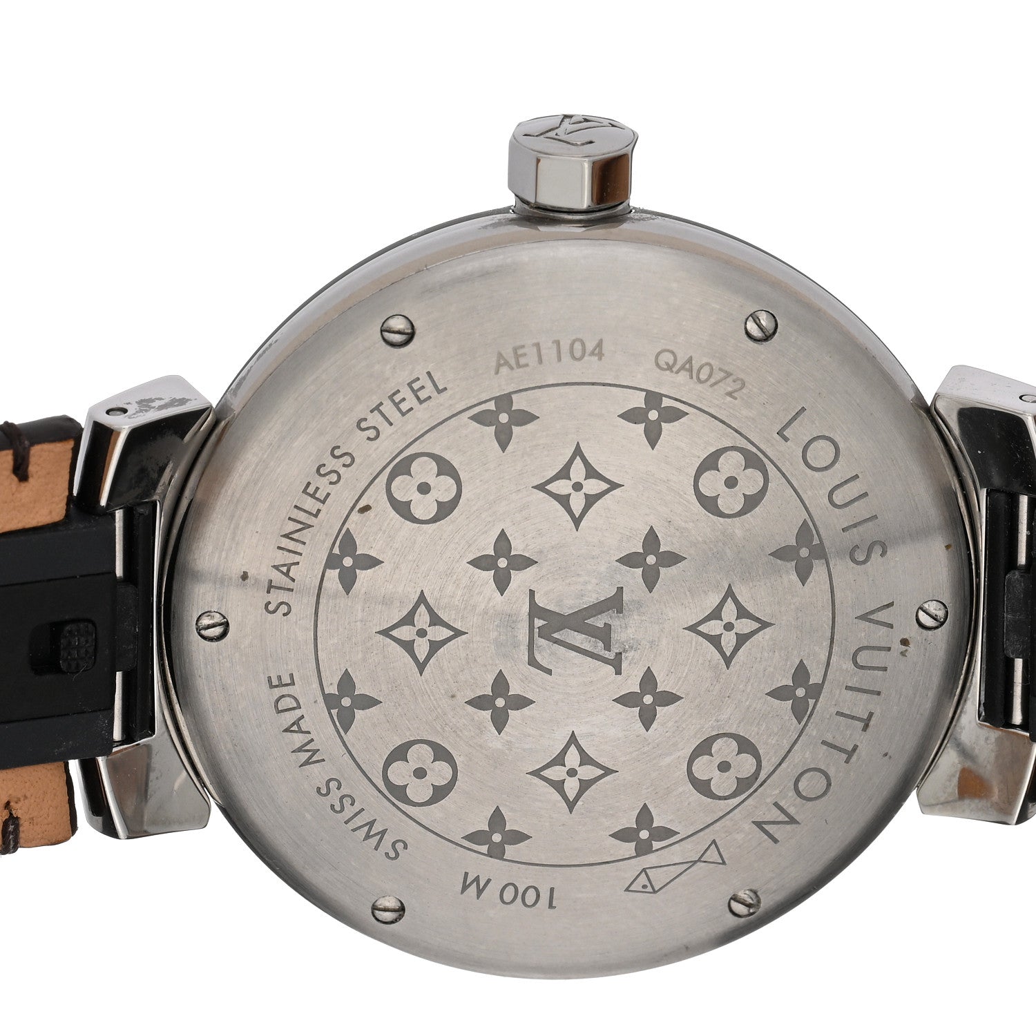 Louis Vuitton Stainless Steel Monogram 39mm Tambour Monogram Quartz Watch 4 of 4