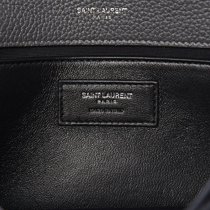 Saint Laurent Grained Calfskin Embossed Monogram Medium Sunset Storm 9 of 12