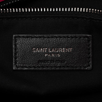 Saint Laurent Crinkled Calfskin Matelasse Monogram Medium Niki Chain Satchel Freesia 6 of 10