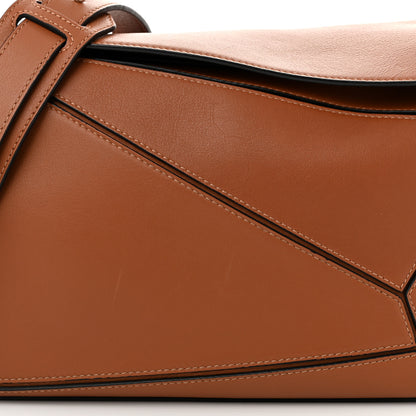 Loewe Calfskin Medium Puzzle Bag Tan 7 of 9