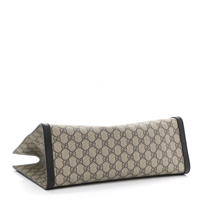 Gucci GG Supreme Monogram Medium Padlock Tote Black 4 of 11
