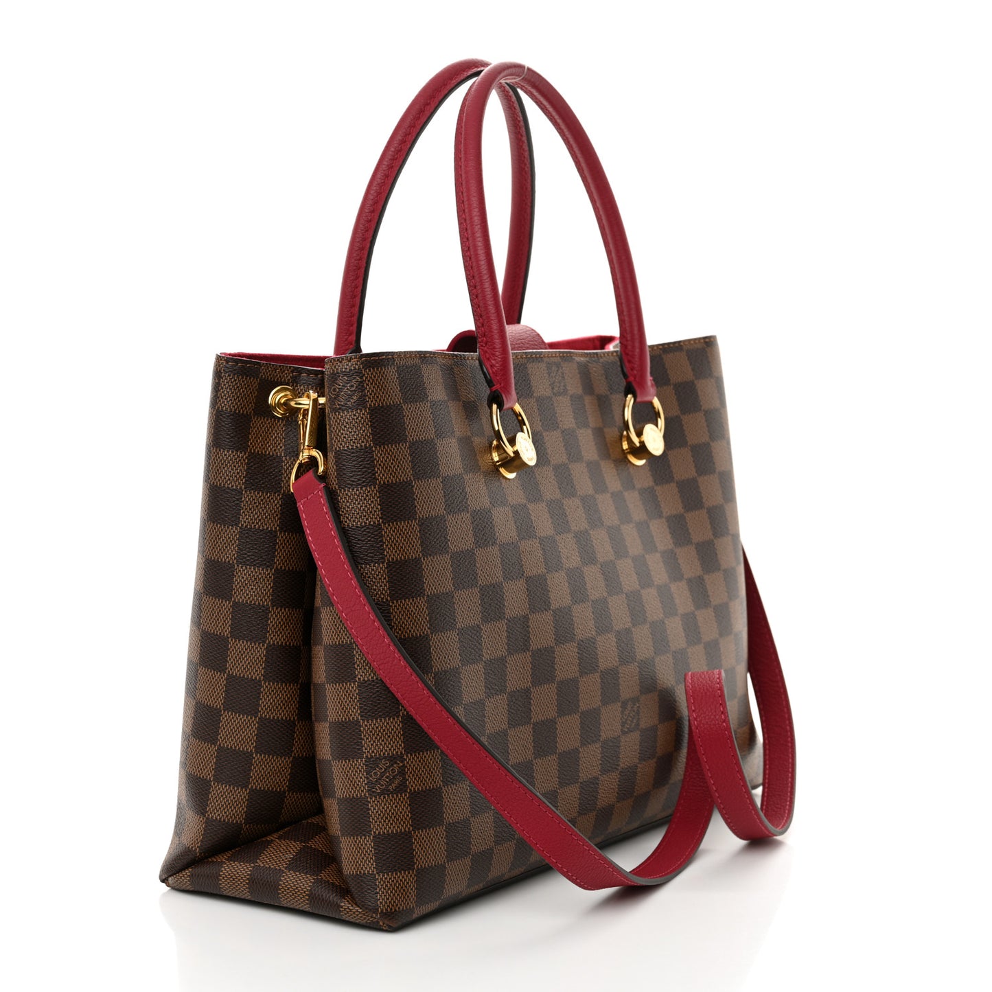 Damier Ebene LV Riverside Lie De Vin