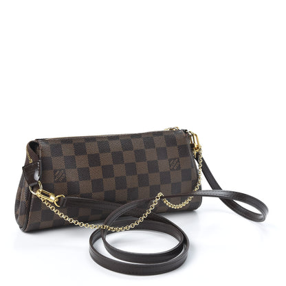 Louis Vuitton Damier Ebene Eva Clutch 2 of 10