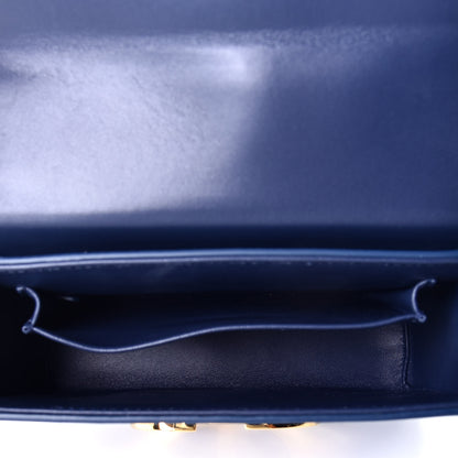 Christian Dior Smooth Calfskin Gradient 30 Montaigne Box Bag Indigo Blue 5 of 11