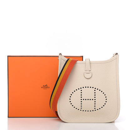 Hermes Taurillon Clemence Amazone Evelyne TPM Craie 10 of 10