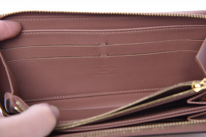 Louis Vuitton Vernis Zippy Wallet Rose Velours 15 of 18