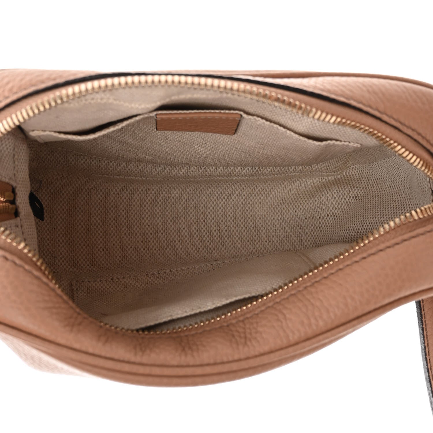 Gucci Pebbled Calfskin Small Soho Disco Bag Camelia 5 of 10