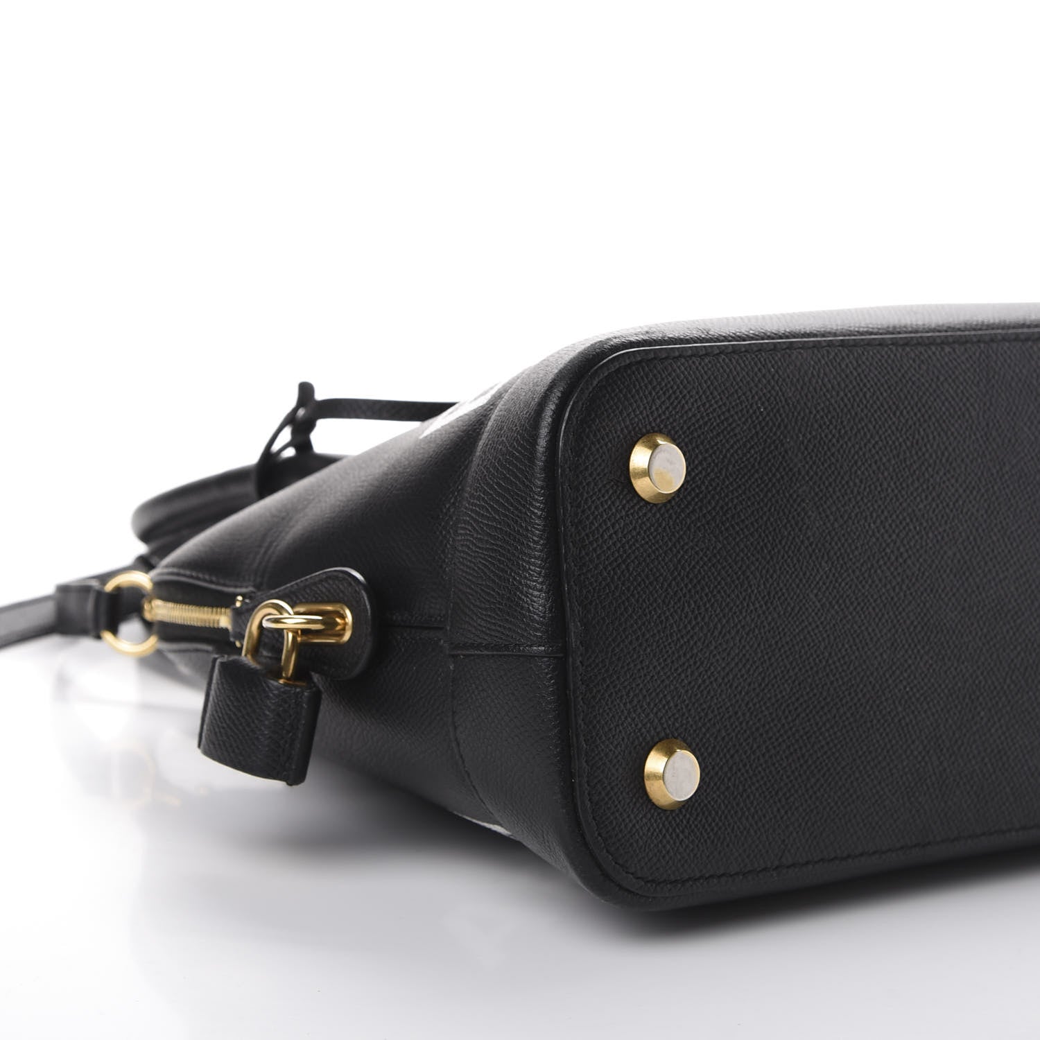 Balenciaga Signature Grained Calfskin Logo S Ville Top Handle Bag Black 8 of 13