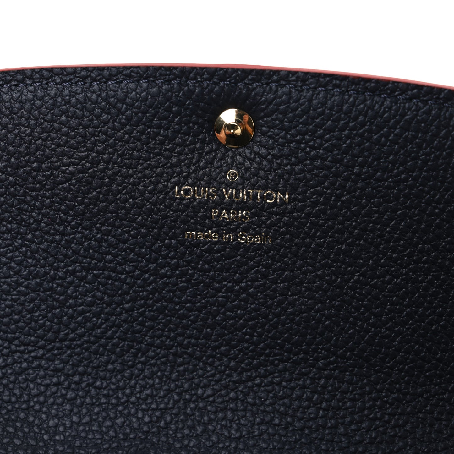 Empreinte Emilie Wallet Marine Rouge