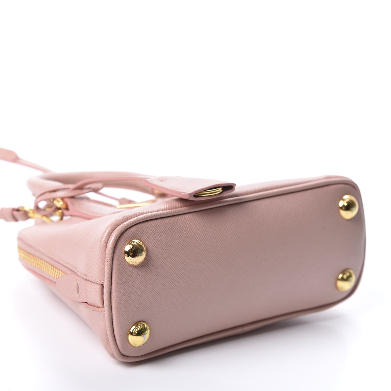 Prada Saffiano Lux Mini Promenade Tote Orchidea 3 of 10