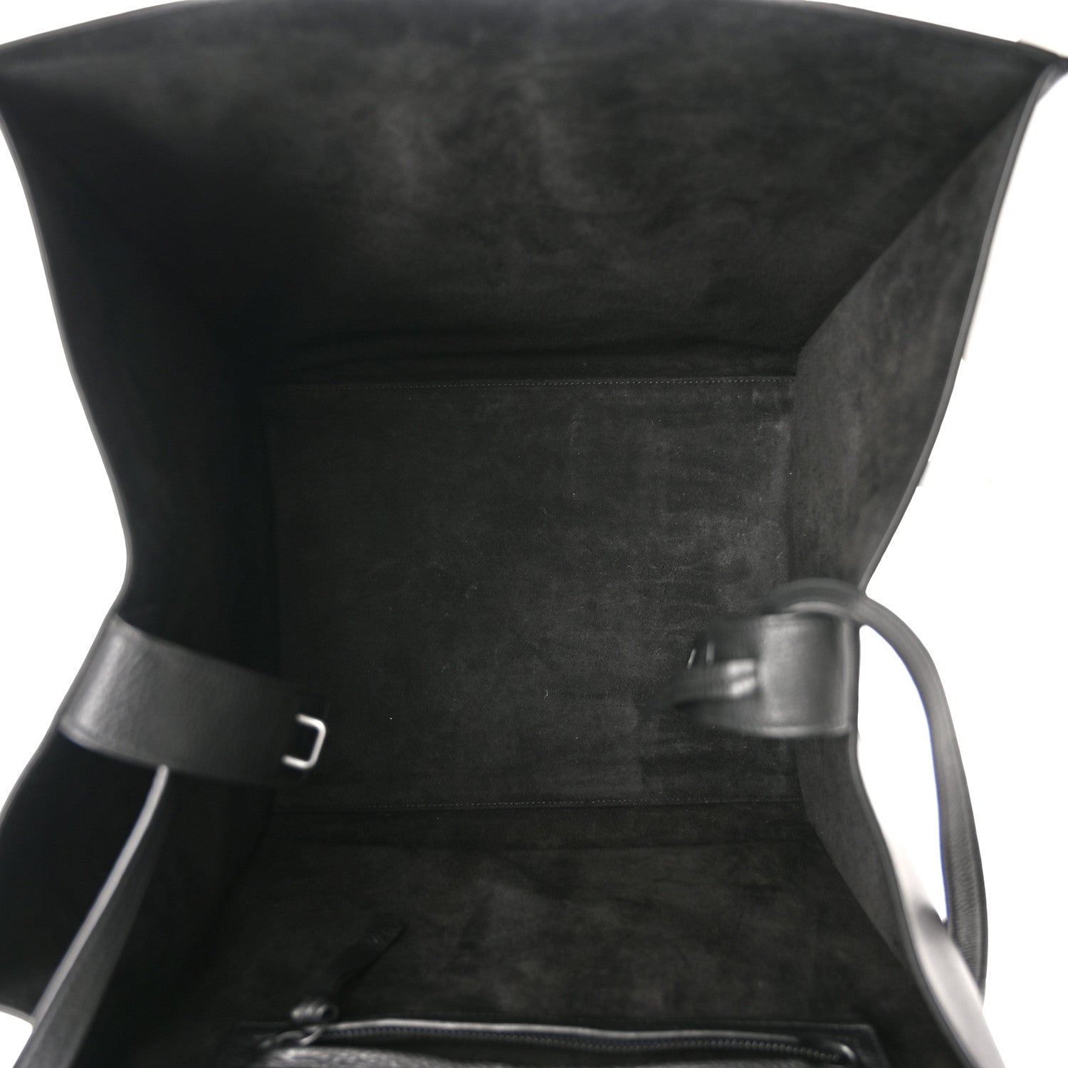 Celine Grained Calfskin Medium Phantom Luggage Black 5 of 11