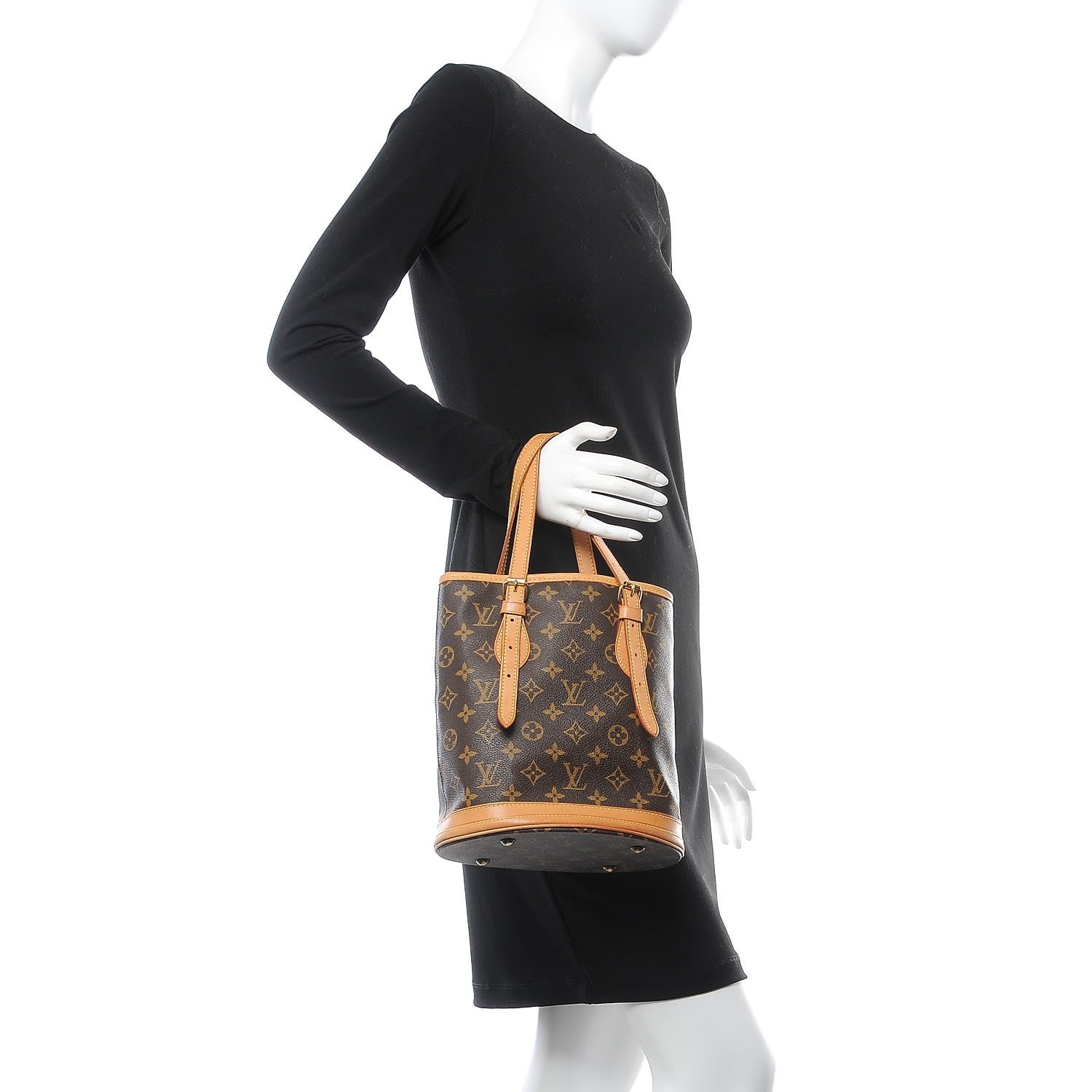 Louis Vuitton Monogram Petit Bucket 23 2 of 13