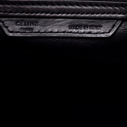 Celine Satin Calfskin Suede Mini Tri-Color Luggage Almond 6 of 9