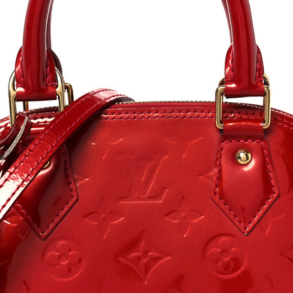 Louis Vuitton Vernis Alma BB Cherry 8 of 10