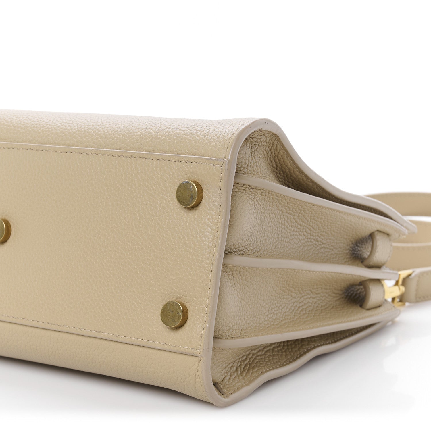 Saint Laurent Grained Calfskin Baby Sac De Jour Souple Dark Beige 12 of 12