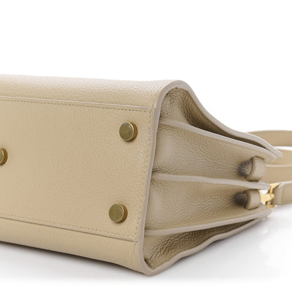 Saint Laurent Grained Calfskin Baby Sac De Jour Souple Dark Beige 12 of 12