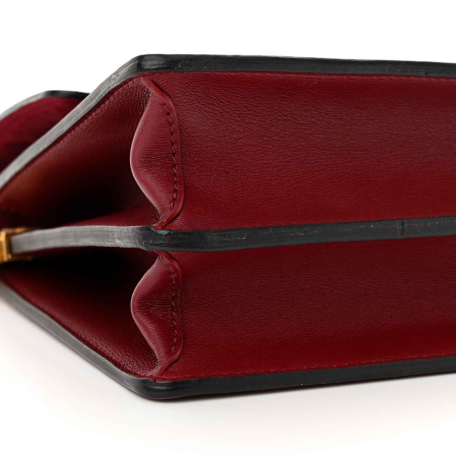 Louis Vuitton LOUIS VUITTON Smooth Calfskin Dauphine MM Cherry Berry 9 of 10