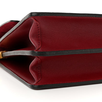 Louis Vuitton LOUIS VUITTON Smooth Calfskin Dauphine MM Cherry Berry 9 of 10