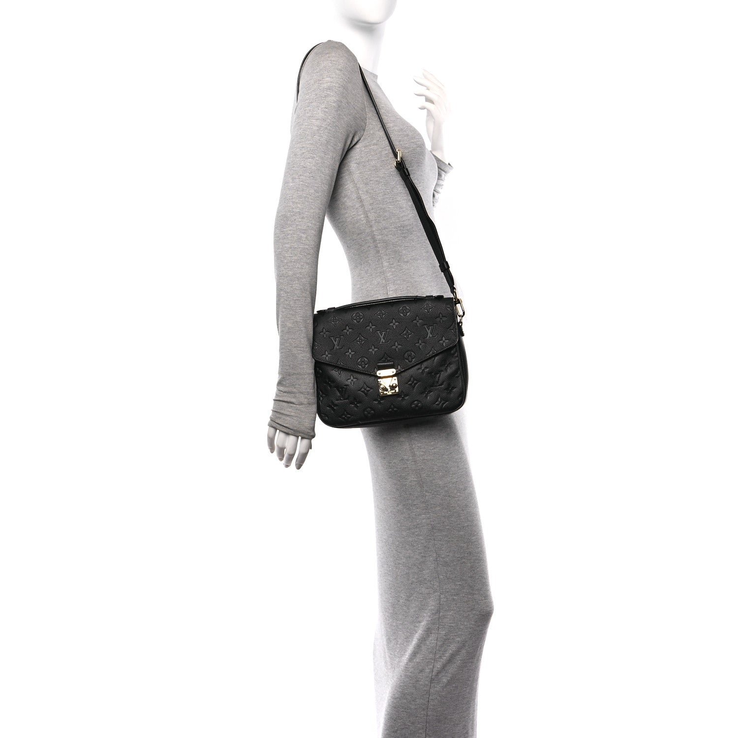 Louis Vuitton Empreinte Pochette Metis Black 2 of 10