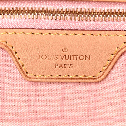 Louis Vuitton Damier Azur Neo Neverfull MM Rose Ballerine 6 of 10