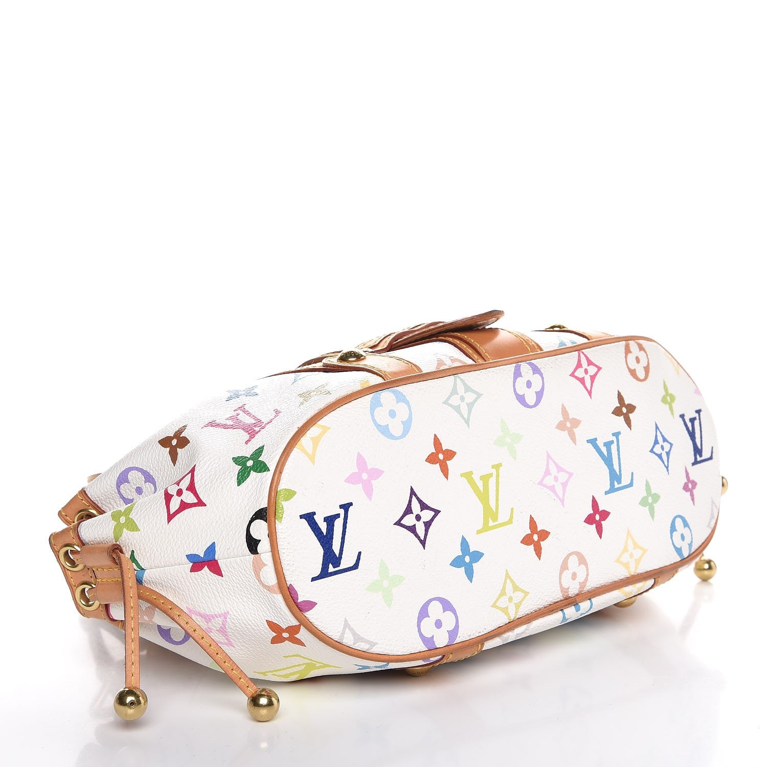 Louis Vuitton Monogram Multicolor Theda GM White 4 of 10