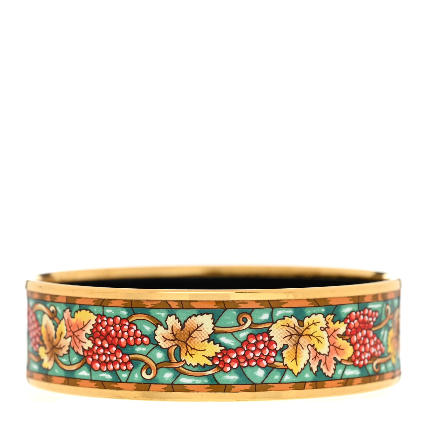 Enamel Printed Wide Grape Vine Bracelet 70