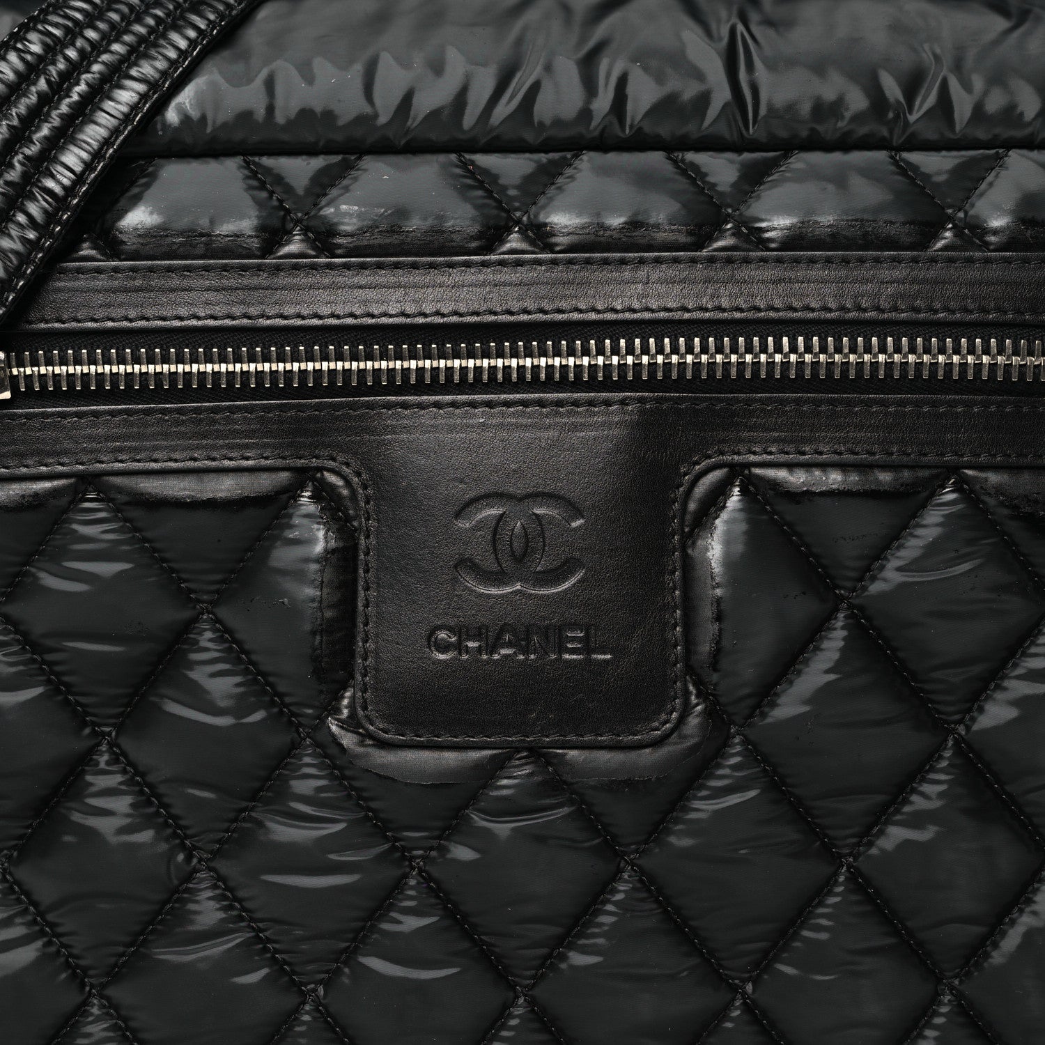 Chanel Nylon Coco Cocoon Messenger Bag Black 8 of 14