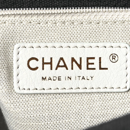 Chanel Mixed Fibers Medium Deauville Tote Black 8 of 12