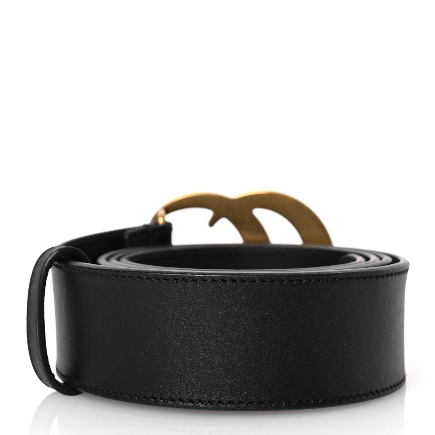 Gucci Calfskin Double G 40mm Belt 95 38 Black 2 of 8