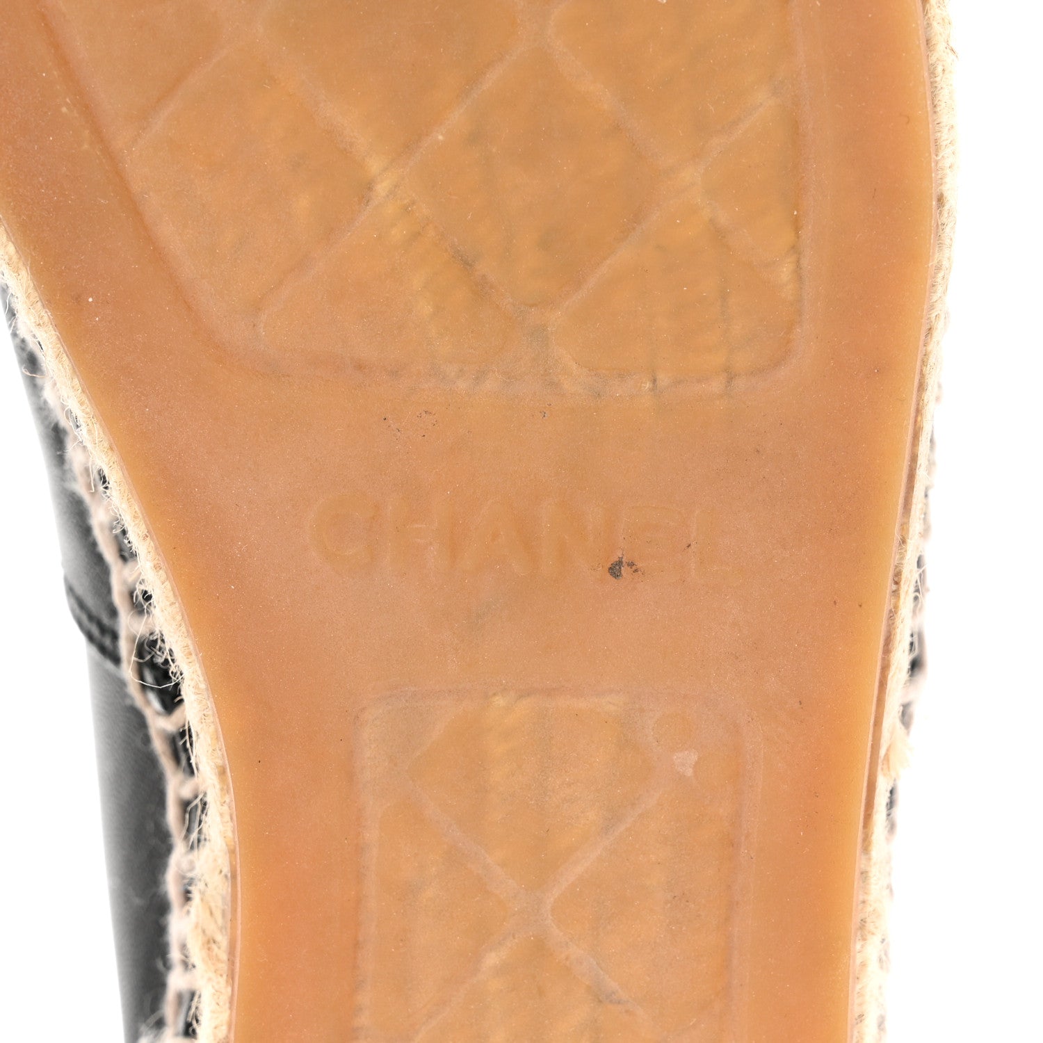 Chanel Lambskin CC Espadrilles 38 Black 7 of 9
