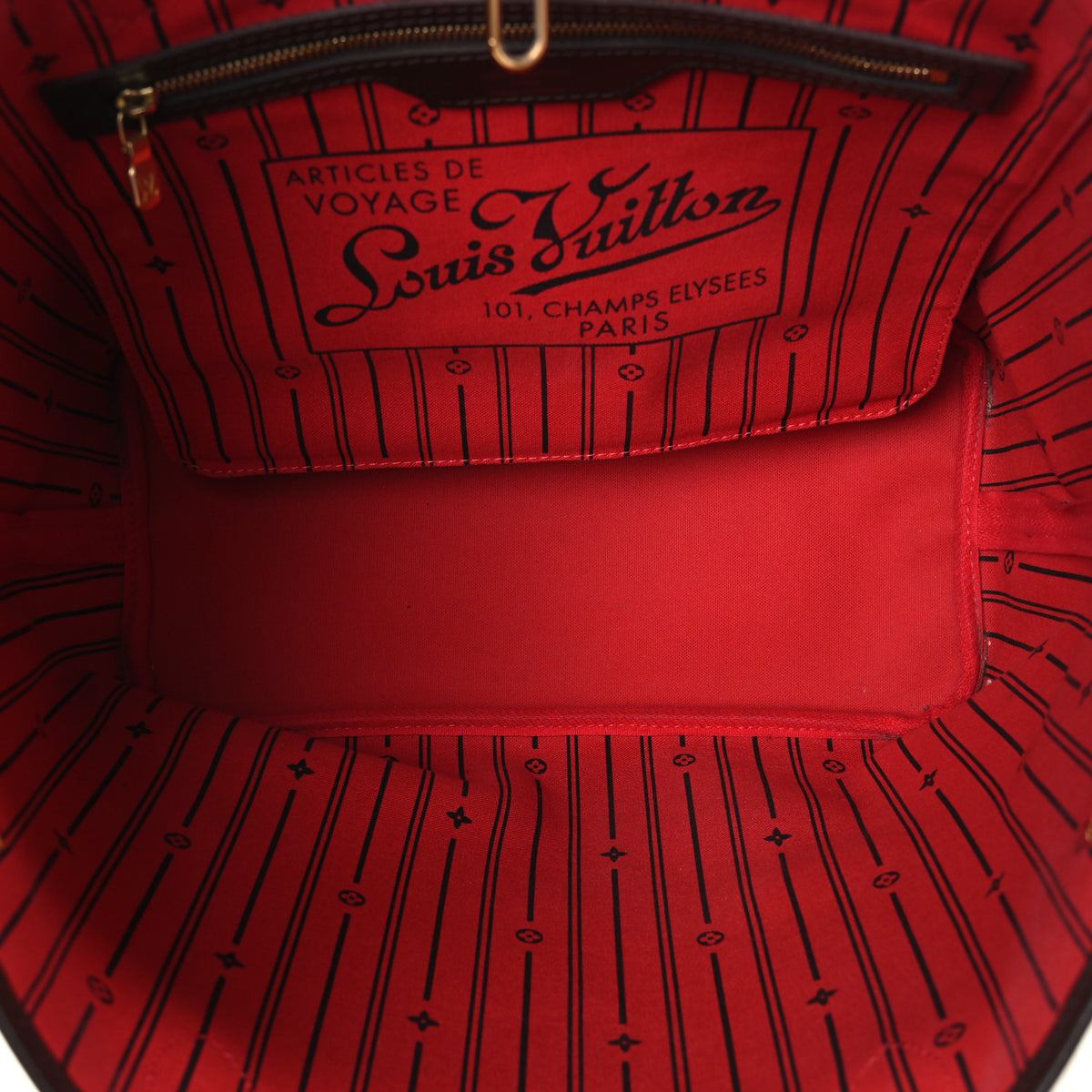 Louis Vuitton Damier Ebene Neverfull MM 5 of 10