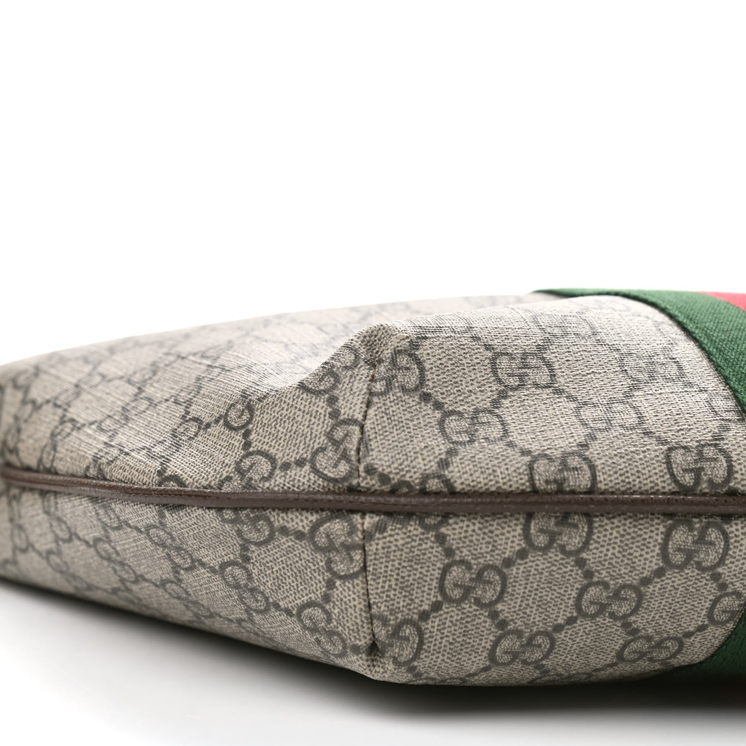 Gucci GG Supreme Monogram Web Small Ophidia Half Moon Hobo Brown 8 of 11