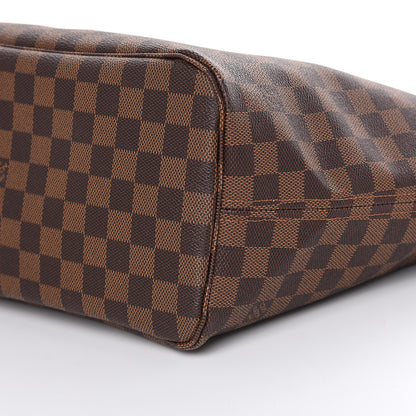 Louis Vuitton Damier Ebene Neo Neverfull MM Rose Ballerine 10 of 10