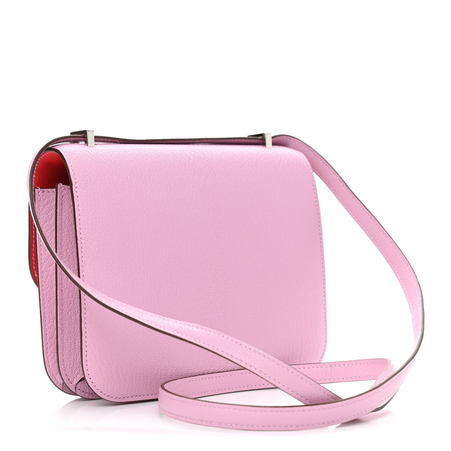 Hermes Chevre Mysore Verso Constance 18 Mauve Sylvestre Rouge Exotique 3 of 11