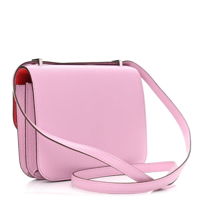 Hermes Chevre Mysore Verso Constance 18 Mauve Sylvestre Rouge Exotique 3 of 11