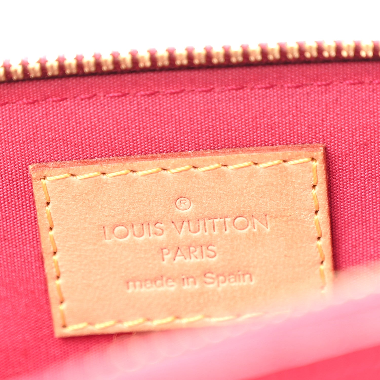 Louis Vuitton Vernis Alma BB Rose Indien 6 of 12