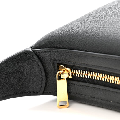 Celine Supple Calfskin Medium Triomphe Heloise Shoulder Bag Black 11 of 11