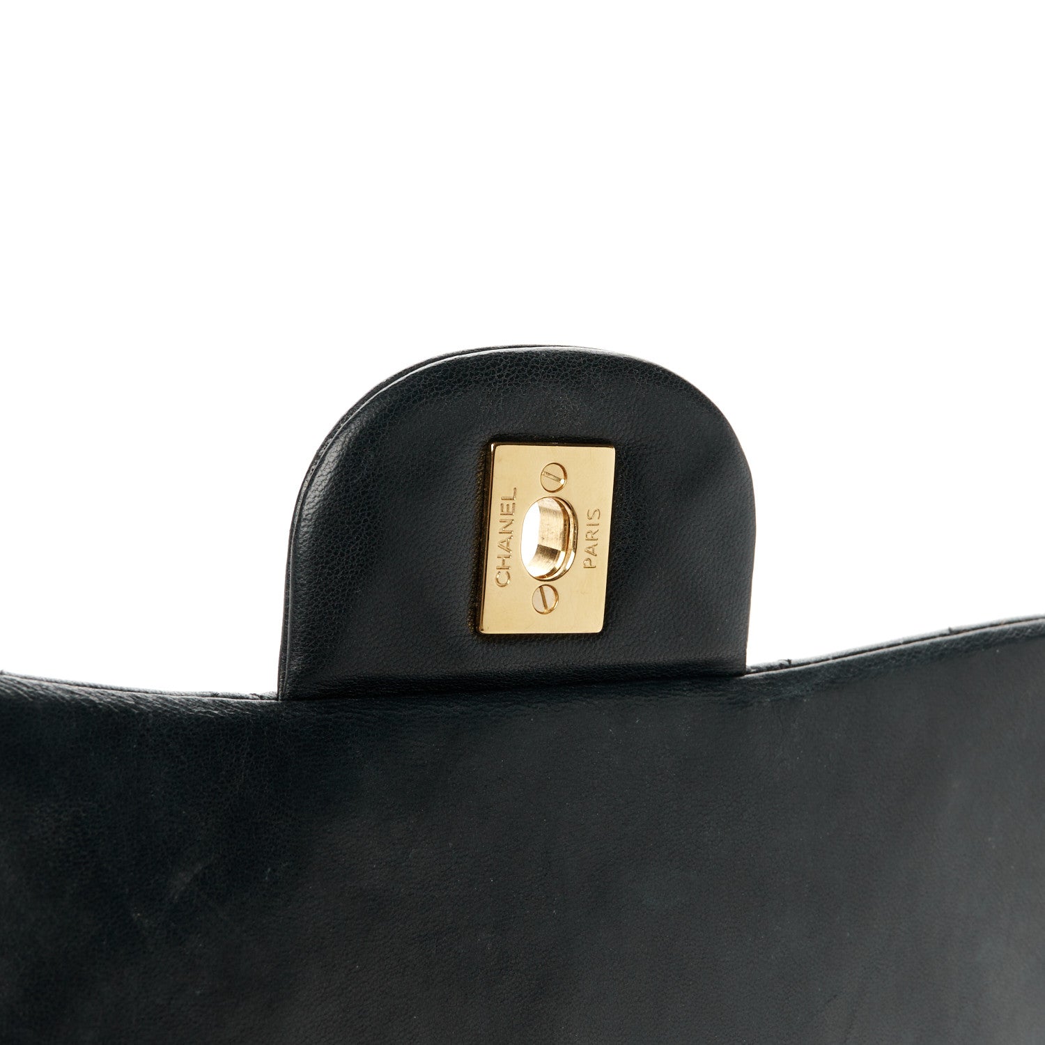 Chanel Lambskin Quilted Maxi Double Flap Black 6 of 11