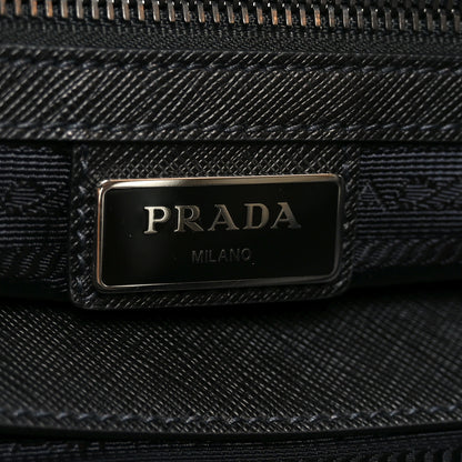 Prada Tessuto Nylon Saffiano Tote Black 6 of 9