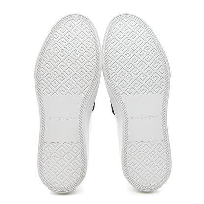 Givenchy Calfskin Band Logo Womens City Sport Sneakers 38 White Black 5 of 10