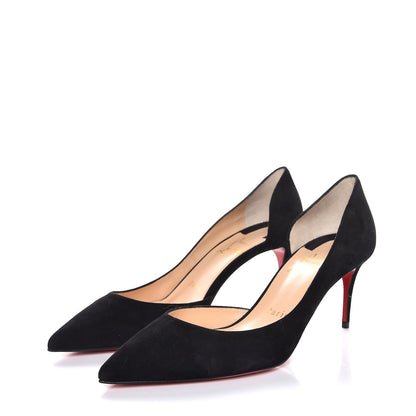 Christian Louboutin Veau Velours Iriza 70 Pumps 36 Black 3 of 8