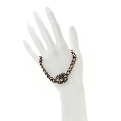 Chanel Metal CC Turnlock Bracelet Silver 2 of 4