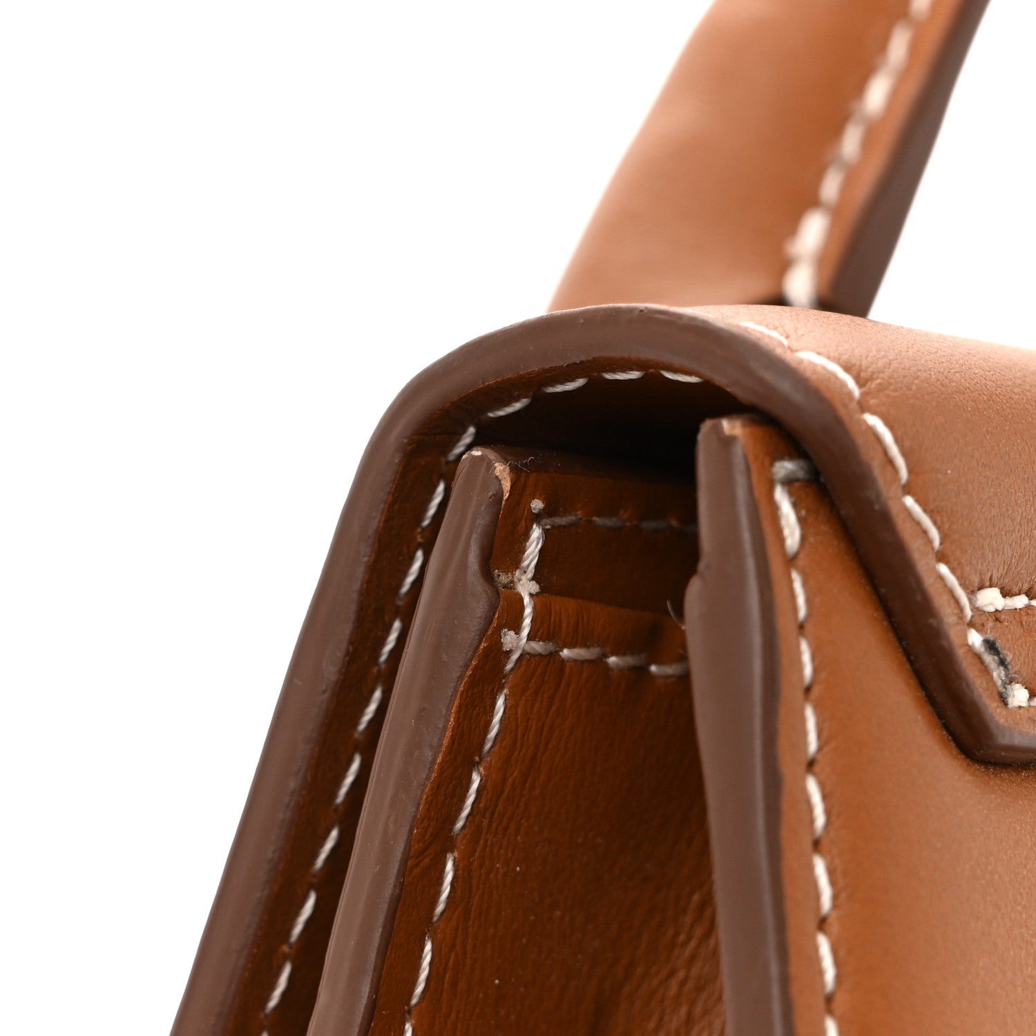 Jacquemus Smooth Calfskin Le Chiquito Boucle Long Light Brown 10 of 13