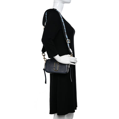 Marc Jacobs Saffiano Small Snapshot Camera Bag Blue Sea 2 of 12