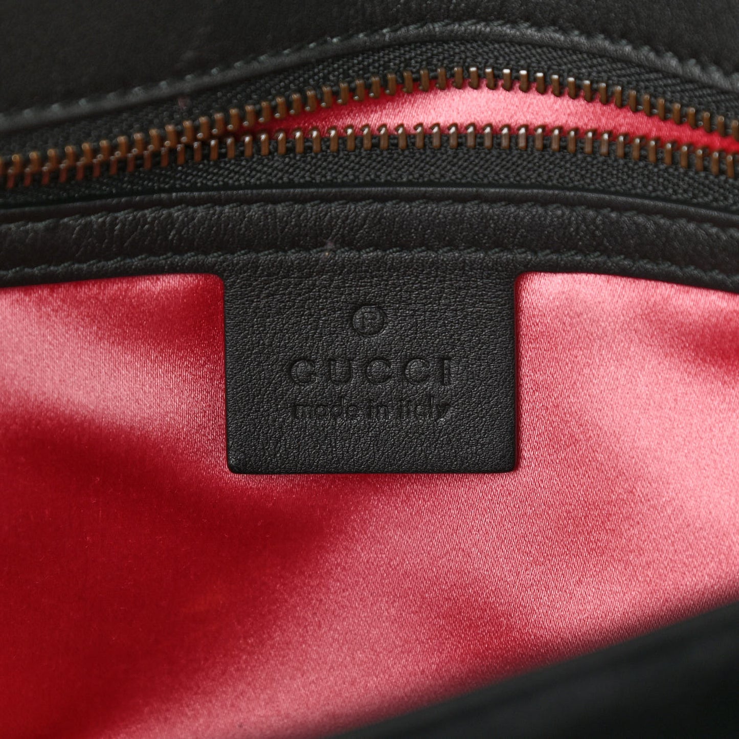 Velvet Matelasse Small GG Marmont Shoulder Bag Black